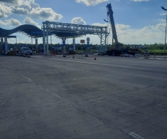 Cẩu Lấp Trạm Thu Phí Cầu Cổ Chiên bến tre- Xe cẩu bến tre 