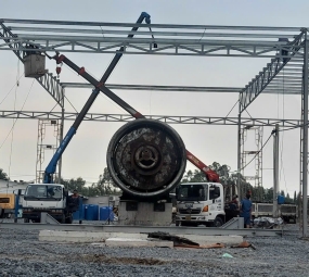 THI CÔNG NHÀ XƯỞNG LỚN TẠI TRÀ VINH