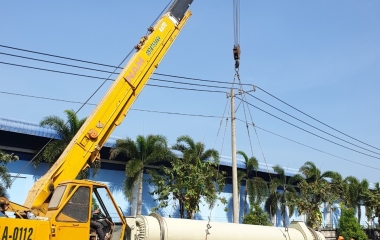 Cho Thuê Cẩu Hàng Lớn - Xe cẩu bến tre 