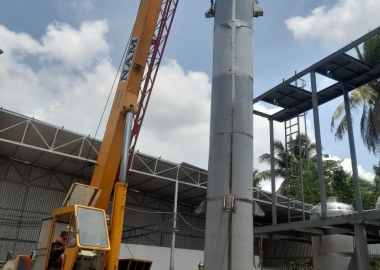 Lắp bồn cty dừa cty Trung Việt Thái, Bến Tre